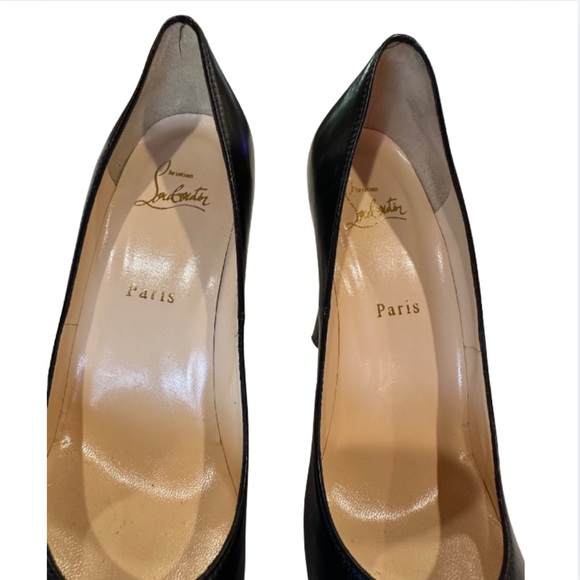 Christian Louboutin Black 100mm pumps - Picture 7 of 8